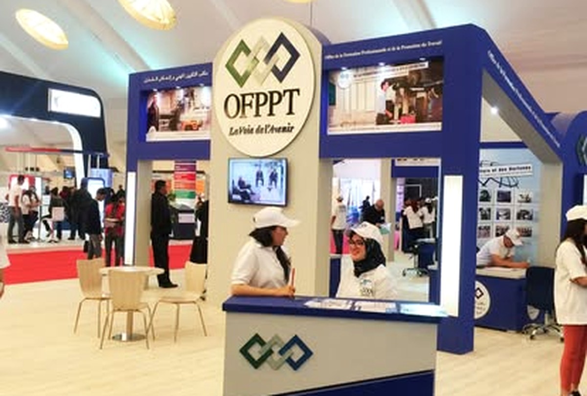 Stand OFPPT réalisé par Logi-Pub